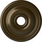 Ekena Millwork Bradford Ceiling Medallion (Fits Canopies up to 4 3/8"), 18 1/8"OD x 3 3/4"ID x 1 1/8"P, Brass CM18BRBRS - alternate 1